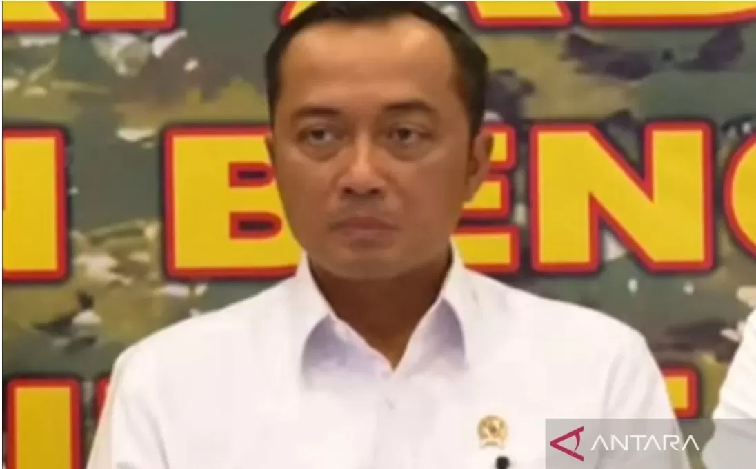  Tangkapan layar Menteri Sekretaris Negara, Prasetyo Hadi, dalam jumpa pers di Posko Bantuan Bencana Sumatera, Pangkalan Udara TNI AU Halim Perdanakusuma, Jakarta, Rabu (3/12/2025) ( ANTARA/Maria Cicil)