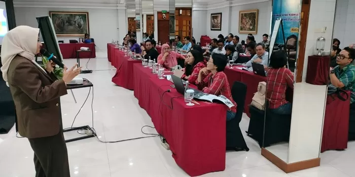 Dosen dan tendik ISI Yogyakarta dalam Pelatihan dan Sertifikasi Internasional Strategic Leadership. (Devid Permana)
