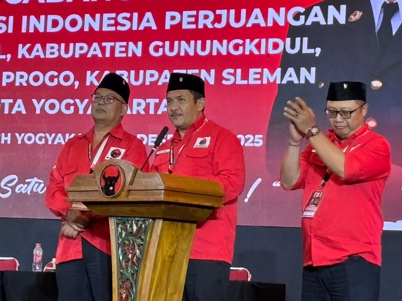 Eko Suwanto (tengah) saat menyampaikan sambutan (Foto Istimewa) 