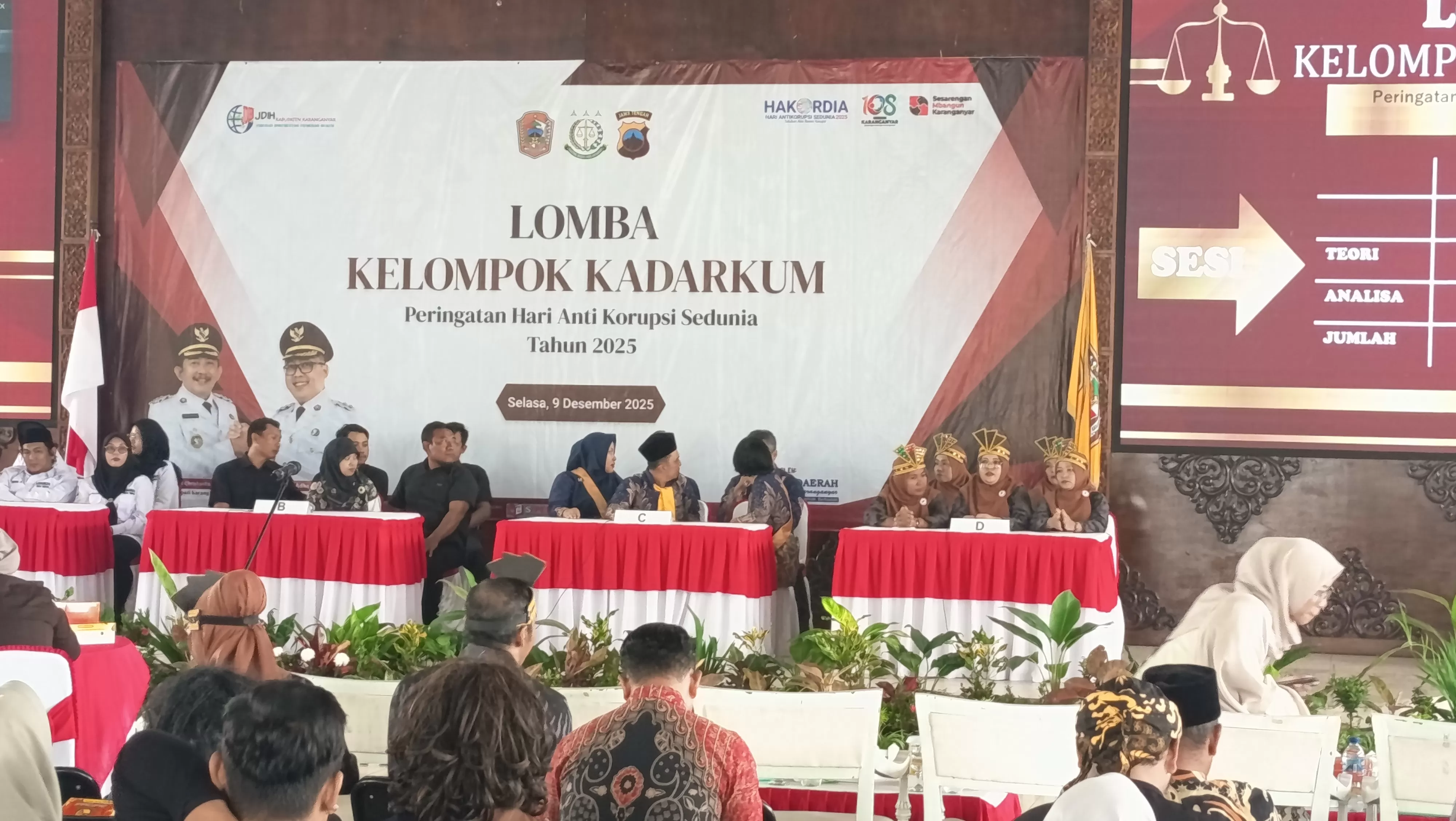 Cerdas cermat diikuti 20 desa (foto:Abdul Alim) 