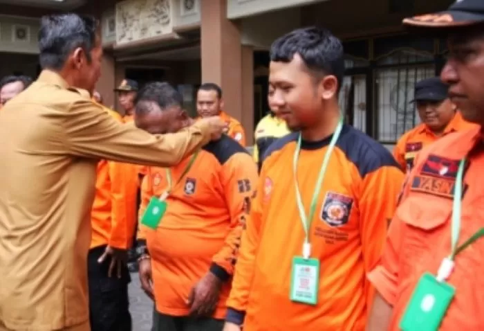 Bagana dilepas Wakil Bupati Bantul menuju Sumatra  (Judiman)