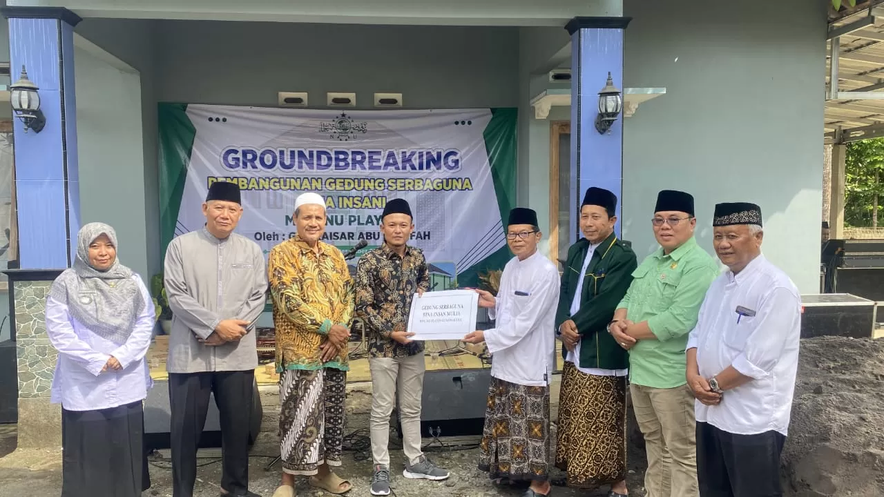 Kaisar Abu Hanifah, menghadiri Groundbreaking Gedung Serba Guna Majelis Wakil Cabang Nahdlatul Ulama (MWC NU) Playen (Ist)