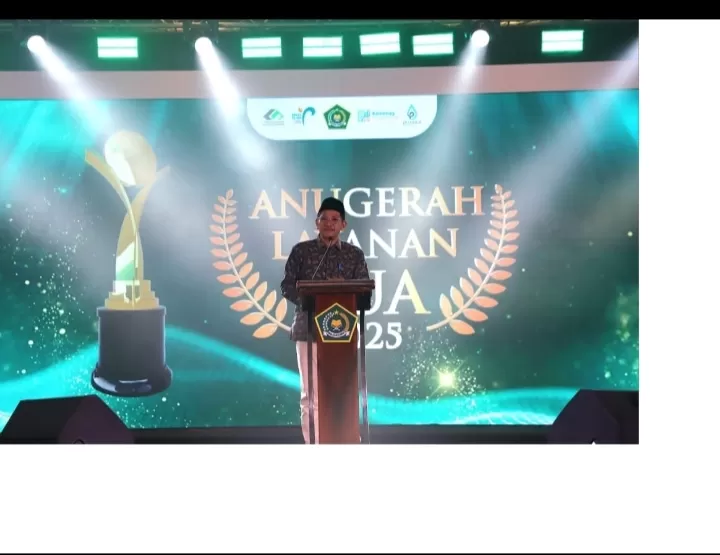 Menteri Agama Nasaruddin Umar menegaskan kembali peran vital Kantor Urusan Agama (KUA) dalam struktur pelayanan negara kepada masyarakat.   (Rini Suryati )