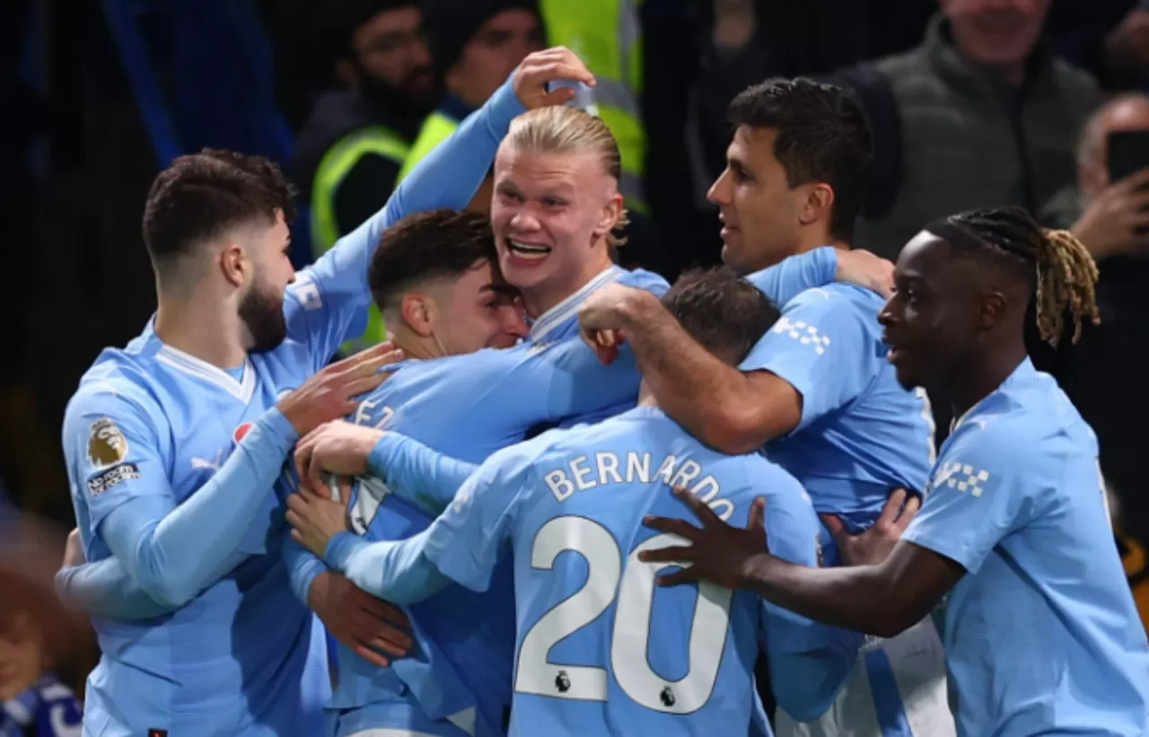   (Para pemain City merayakan  (gol/dok.Mancity.com))