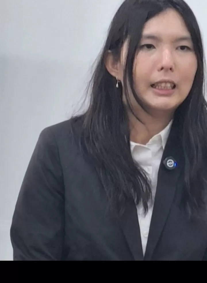 Carina Citra Dewi Joe usai menjadi pembicara pada wisuda Universitaa Prasetya Mulya,Di Tangerang Selatan,Senin (15/12/2025) (Rini Suryati )