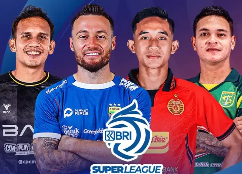 Sumber: (Poster BRI Super League/Tangkapan layar Vidio)