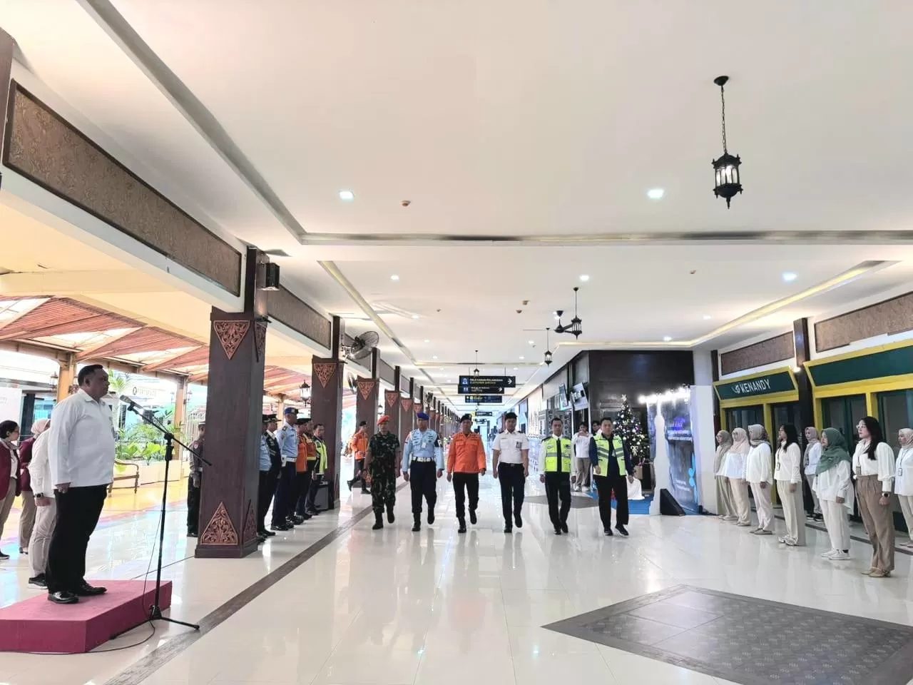 Pembukaan posko Nataru di Bandara Adisutjipto Yogyakarta (Istimewa)