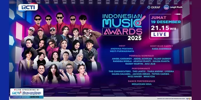 Indonesian Music Awards (IMA) 2025 siap menggelar malam puncak. 