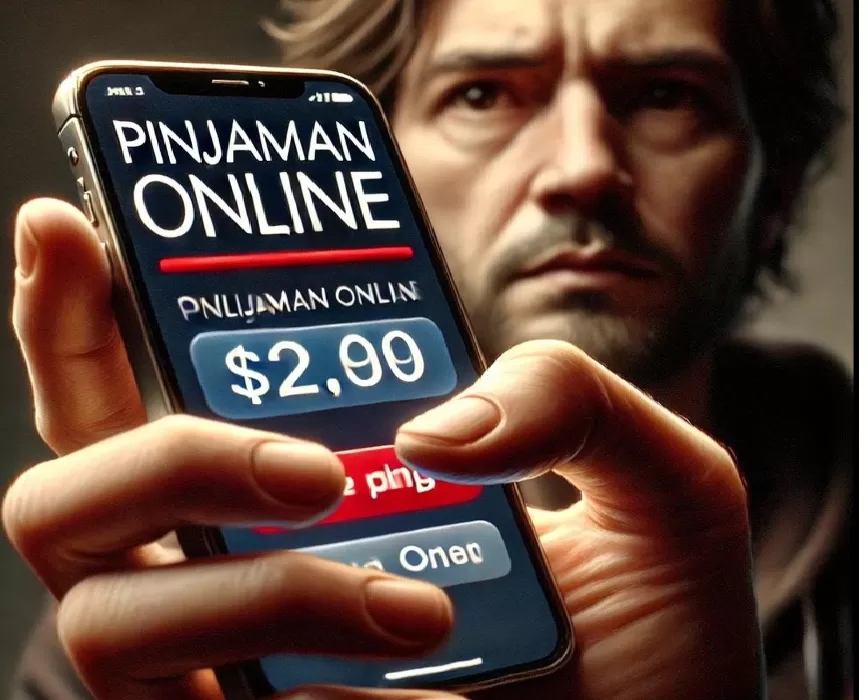  Pinjaman online - Pinjol   ((Ilustrasi by AI))