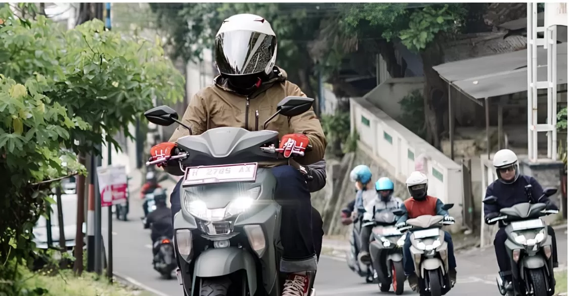 Yamaha Gear Ultima, motor viral yang tangguh dan dapat digunakan untuk aktivitas padat di tahun 2025. ( (Dok. Yamaha))