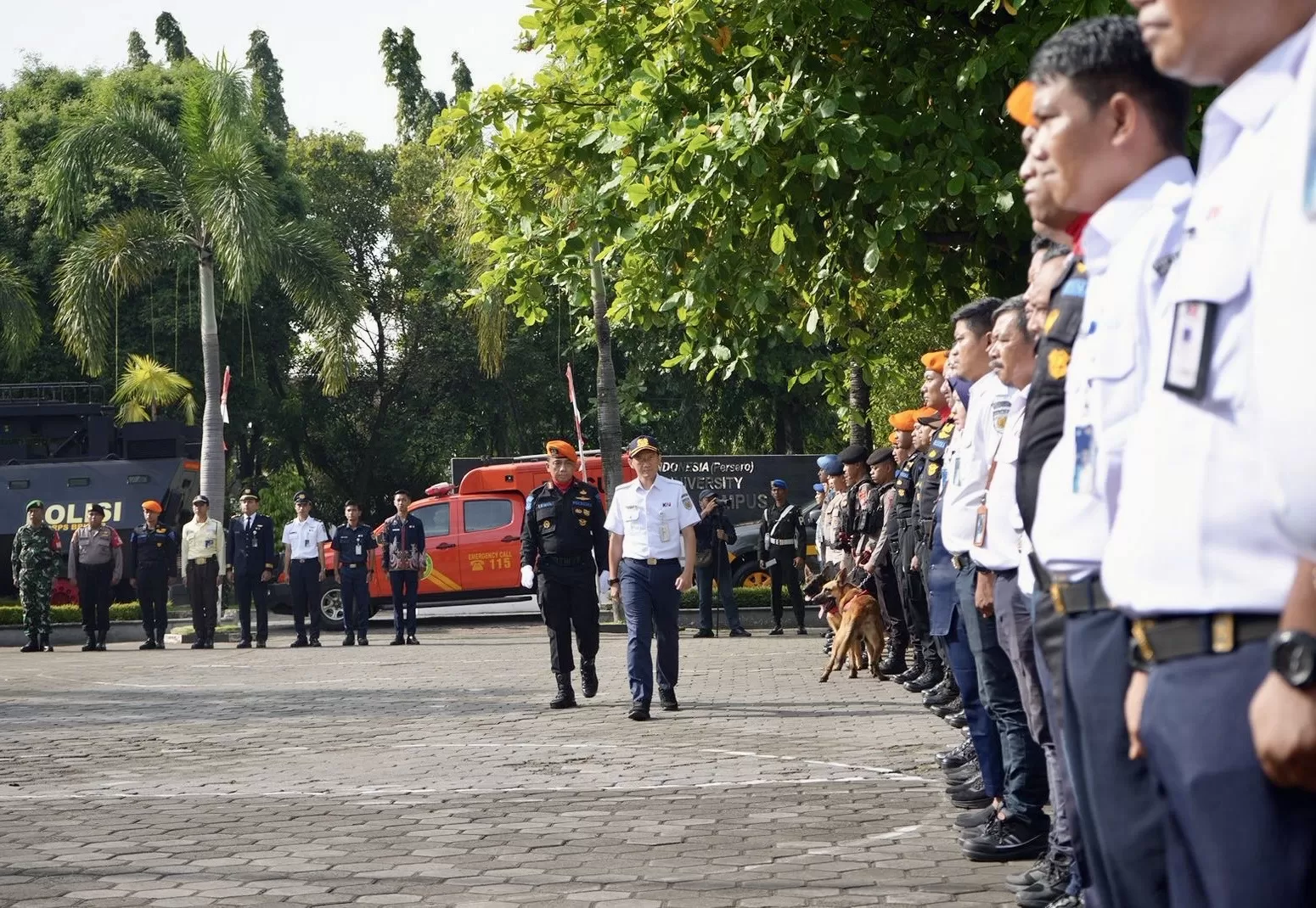 Dirut KAI pimpin apel pasukan di Daop 6 Yogyakarta (Harminanto)