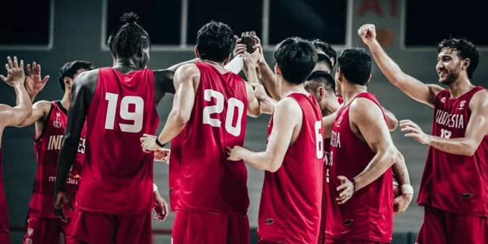 Timnas 5X5 Basket Putra Indonesia yang tampil di SEA Games 2025, Bangkok, Thailand. (Foto: IBL) 