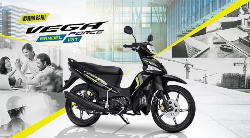 Vega Force, motor bebek unggulan Yamaha tampil sporty dan modern.   (FOTO: Dok. YIMM)