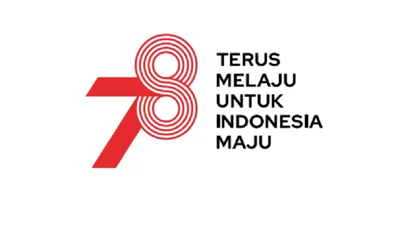 Logo dan Tema HUT ke-78 Kemerdekaan RI.  (FOTO: Tangkap Dokumen)