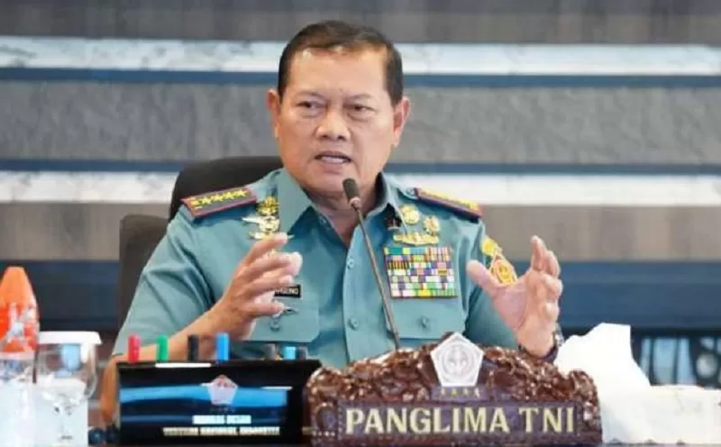 Panglima TNI Laksamana Yudo Margono, soal Kepala Basarnas jadi tersangka dugaan suap.  (FOTO: Dok. Puspen TNI)