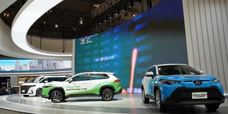 GIIAS 2023, PT TAM pamer tiga brand, yakni Toyota, Lexus, GAZOO Racing.  (FOTO: Dok. PT TAM)