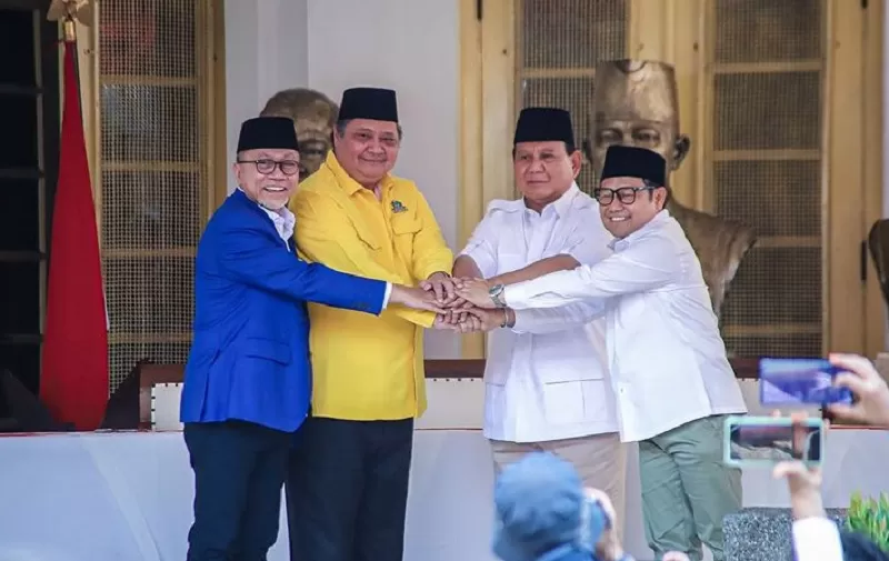 Golkar dan PAN gabung PKB-Gerindra dalam KKIR, Minggu (13/8/2023).   (FOTO: Instagram)