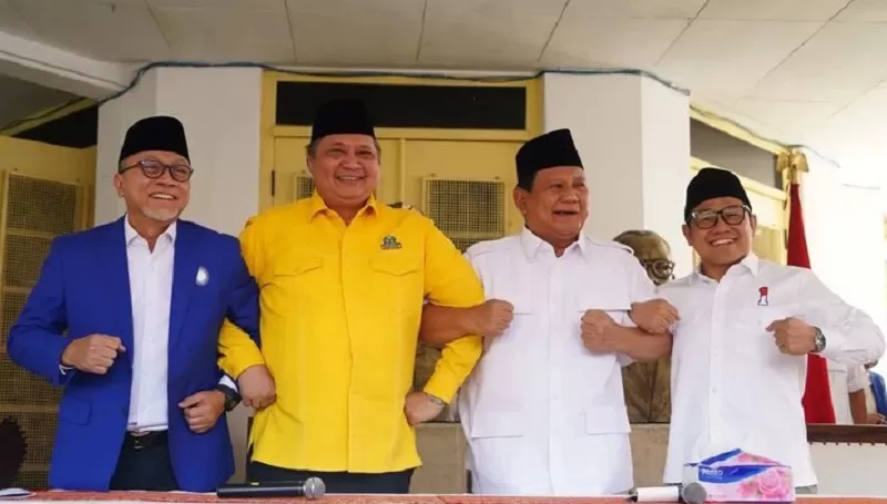 PAN dan Golkar dukung Prabowo capres, Ganjarian Spartan sebut ada skenario mengeroyok Ganjar Pranowo.  (FOTO: Instagram)