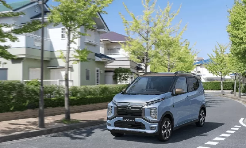 Mitsubishi eK X EV pamer di GIIAS 2023, mobil mungil listrik cita rasa SUV.  (FOTO: Dok. Mitsubishi Motors Global)