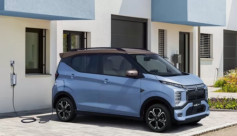 Spesifikasi mobil listrik Mitsubishi eK X EV yang  dijuluki &lsquo;Baby Xpander&rsquo;. Hadir di GIIAS 2023. (FOTO: Dok. Mitsubishi Motors Global)