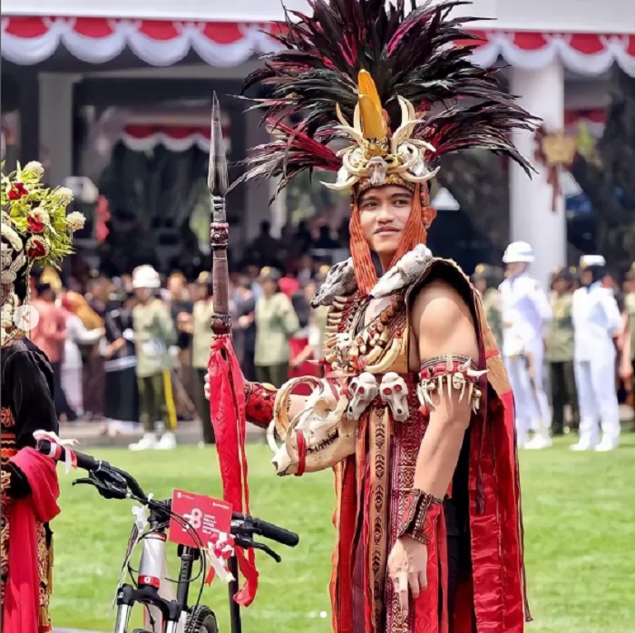 Kaesang Pangarep Juara 4 busana daerah. (Foto: Instagram @kaesangp)