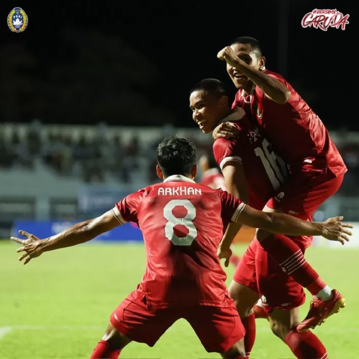 Timnas Indonesia lolos ke final setelah mengalahkan Thailand dengan skor 3 - 1. (Foto: @TimnasIndonesia)