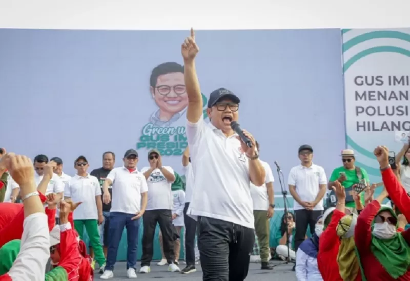 Ketum PKB Abdul Muhaimin Iskandar atau Cak Imin protes pemerintah tidak serius atasi polusi udara di Jabodetabek.  (FOTO: Kiriman Tim Media PKB)