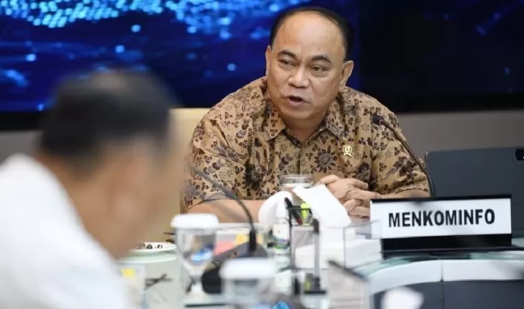 Menkominfo Budi Arie Setiadi sebut judi online dan pinjol ilegal kejahatan transaksional.  (FOTO: Biro Humas Kementerian Kominfo)