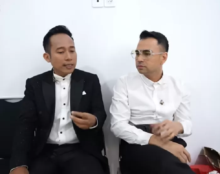 Denny Cagur dan Raffi Ahmad. (Foto: Tangakp layar YouTube Rans Entertainment)