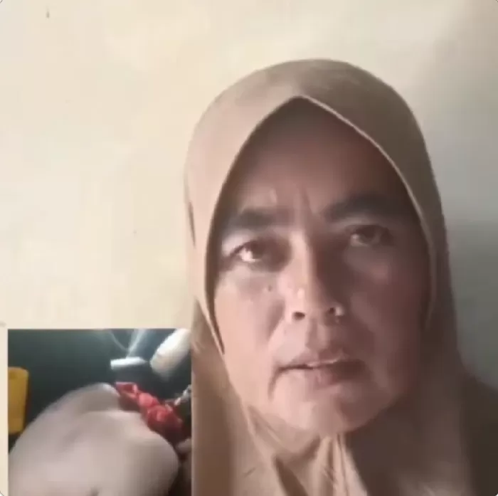 Kesaksian Fauziah, ibu Imam Masykur, saat diperas dan diancam. (Foto: Tangkap layar Twitter @lovelyb1e)