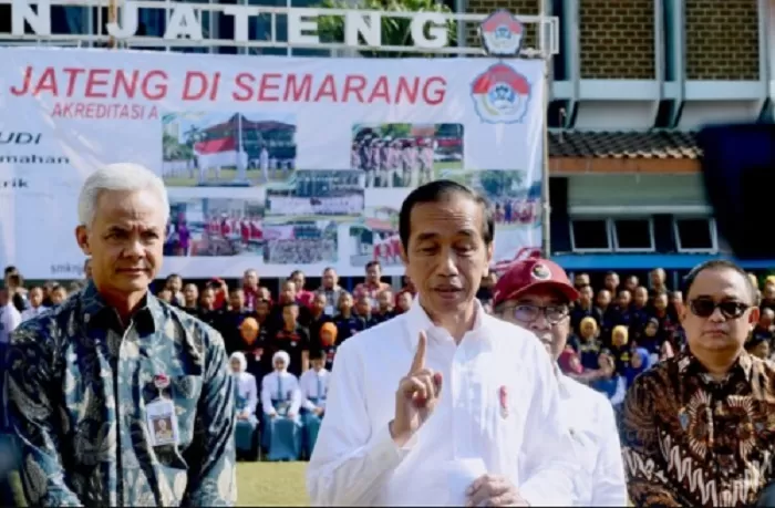 Presiden Jokowi belum kantongi nama Pj Gubernur Jateng pengganti Ganjar Pranowo.  (FOTO: BPMI Setpres/Rusman)