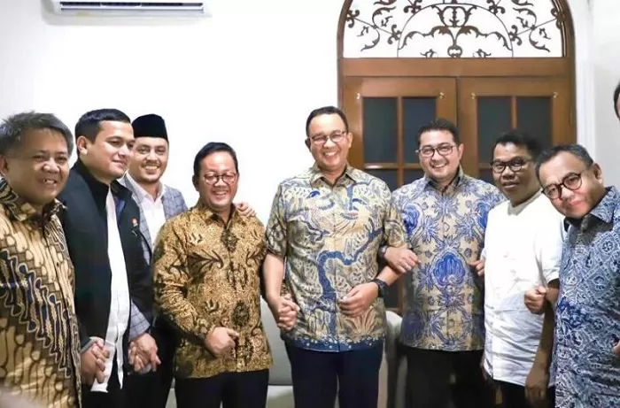 Momen Anies Baswedan bertemu dengan Koalisi Perubahan. (Foto: Dok. Partai Demokrat)