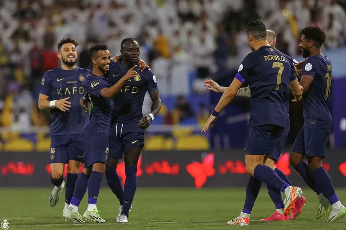 Al Nassr unggul 5-1 atas Al Hazm di pertandingan putaran kelima RSL. (Foto: Dok. Al Nassr.)