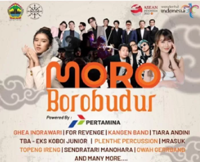 Moro Borobudur 2023 digelar dua hari pada Sabtu-Minggu (8-9/9/2023).  (FOTO: Tangkap Poster)