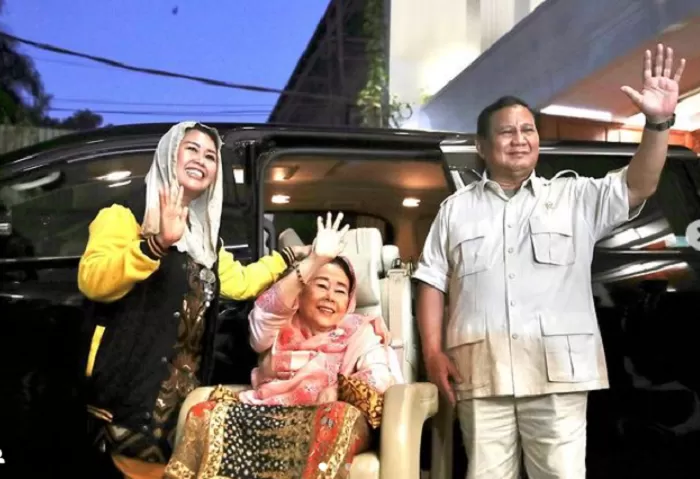 Pertemuan Yenny Wahid dan Prabowo Subianto. (Foto: Instagram @prabowo)