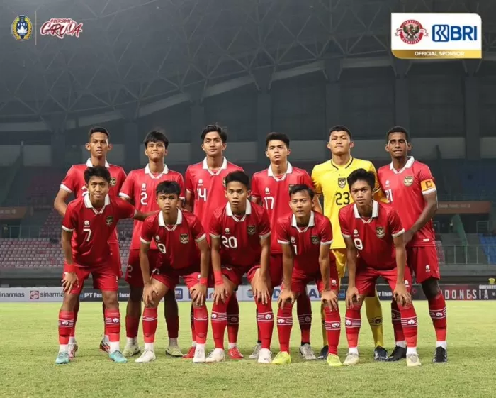 Timnas Indonesia U-17. (Foto: Twitter @TimnasIndonesia)