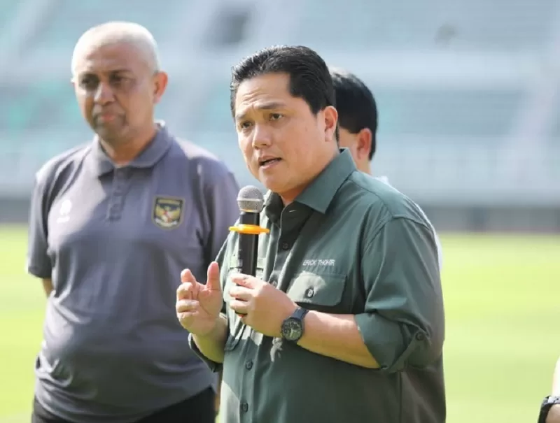 Ketua Uum PSSI Erick Thohir, dinilai sukses menjadikan Timnas Indonesia punya mental dan tradisi juara. (FOTO: Dok. PSSI)