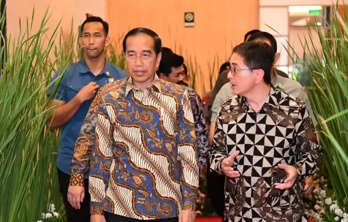 Presiden Jokowi menghadiri acara Sewindu PSN. (Foto: Instagram @jokowi)