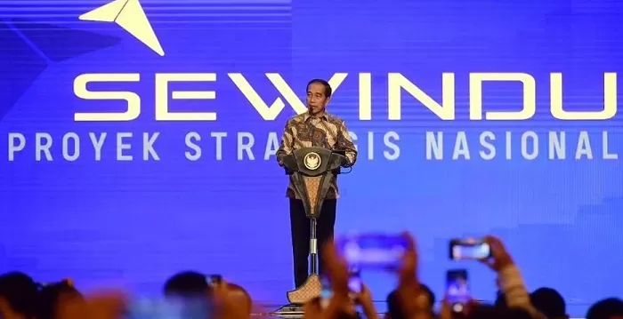 Presiden RI, Jokowi menghadiri acara Sewindu PSN. (Foto: Instagram @jokowi)