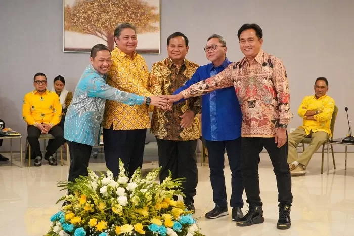 Silaturahmi kebangsaan partai Koalisi Indonesia Maju. (Foto: Instagram @golkar.indonesia)