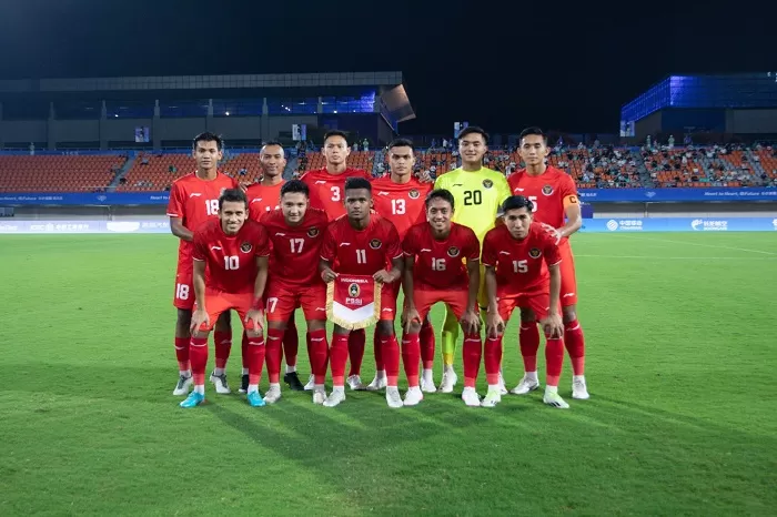 Timnas Indonesia U-24 VS Kyrgyzstan. (Foto: Dok. PSSI)