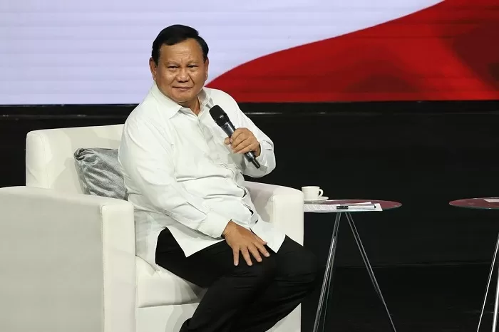 Bacapres Prabowo Subianto di program Mata Najwa. (Foto: Instagram @prabowo)