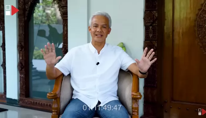 Bacapres Ganjar Pranowo. (Foto: YouTube @HASCreative)