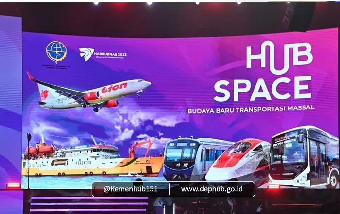 Pameran Hub Space X KAI Expo 2023. (Foto: Instagram @kemenhub151)