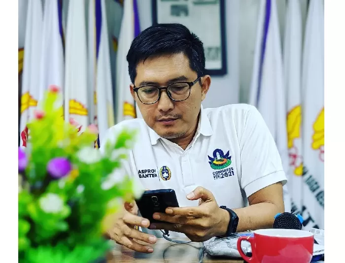 Komite Eksekutif Asprov PSSI Provinsi Banten, Reza Ibnu Malik. (Foto: Dok. Pribadi )