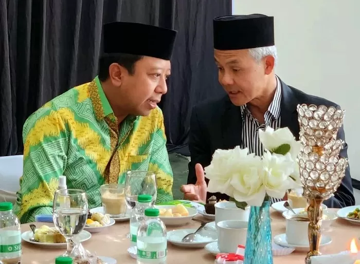 Romahurmuziy bersama Ganjar Pranowo. (Foto: Dok. Romahurmuziy)