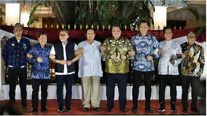 Pertemuan Petinggi Partai Koalisi Indonesia Maju (KIM). (Foto: Dok. Prabowo Subianto)