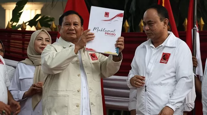 Deklarasi Projo dukung Prabowo Subianto jadi Capres 2024. (Foto: Dok. Prabowo Subianto)