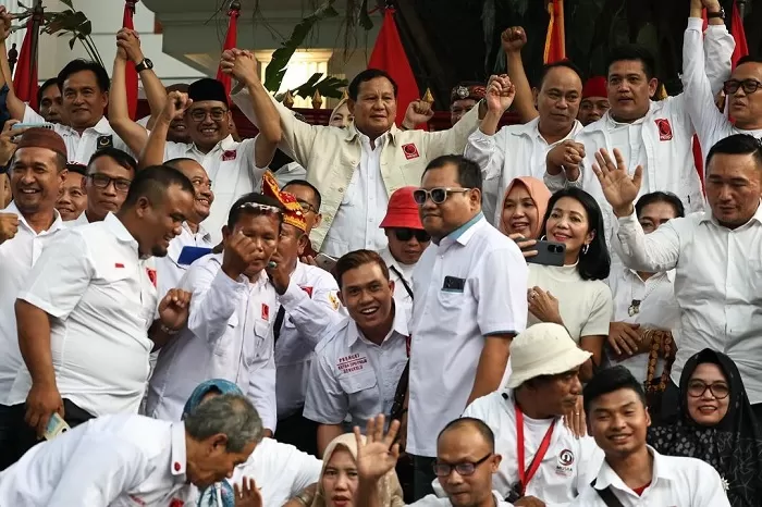 Deklarasi dukungan Projo kepada Prabowo Subianto.  (Foto: Dok. Prabowo Subianto)