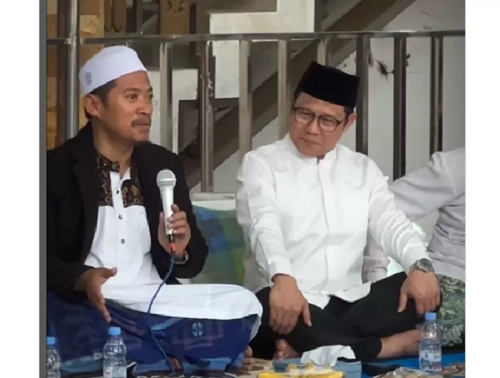 KH Ubaidillah Ahror dan Muhaimin Iskandar alias Cak Imin. (Foto: Tangkap layar Instagram @cakiminow)